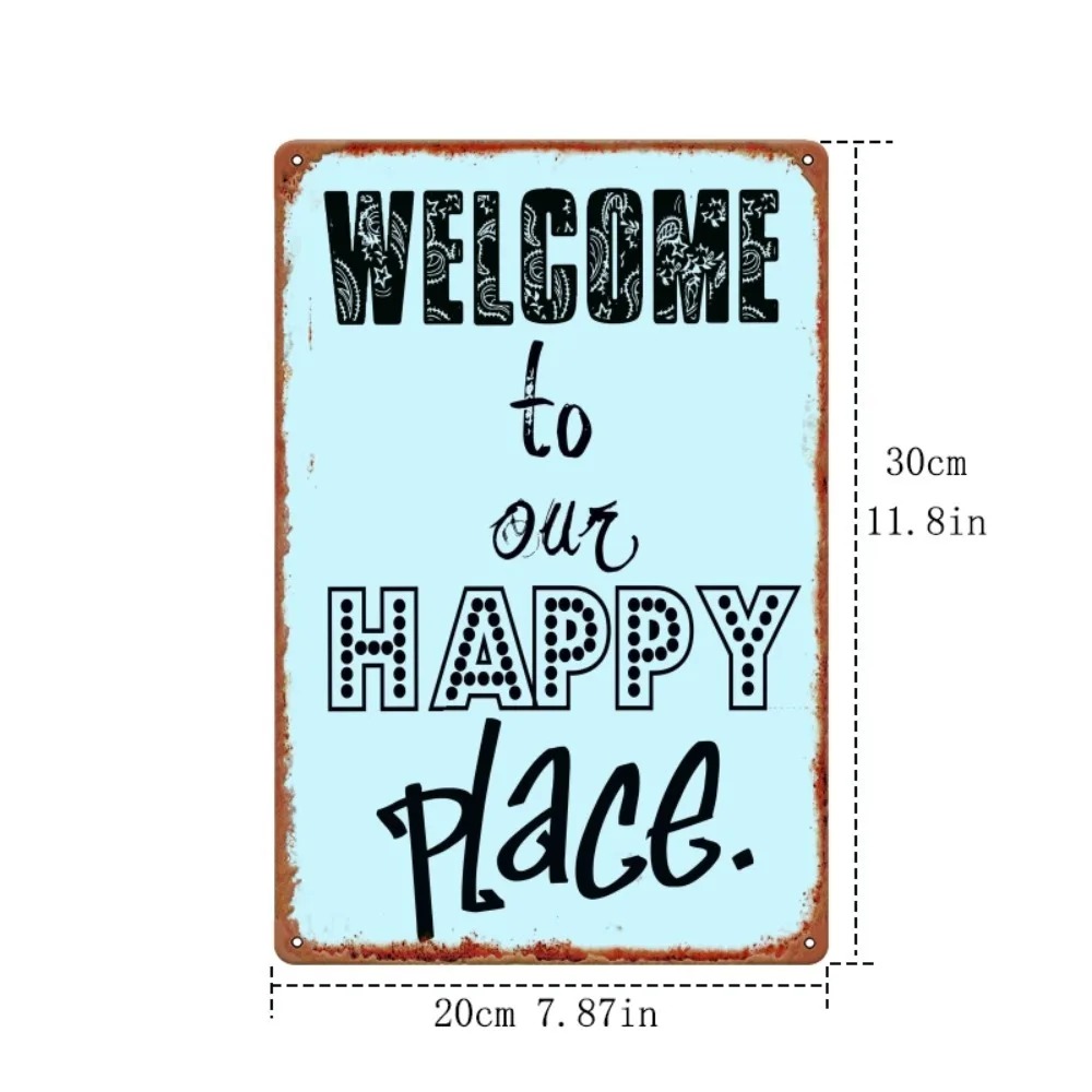 Home Bar Signs - CIFbuy Insegna in Ferro 2D Personalizzabile