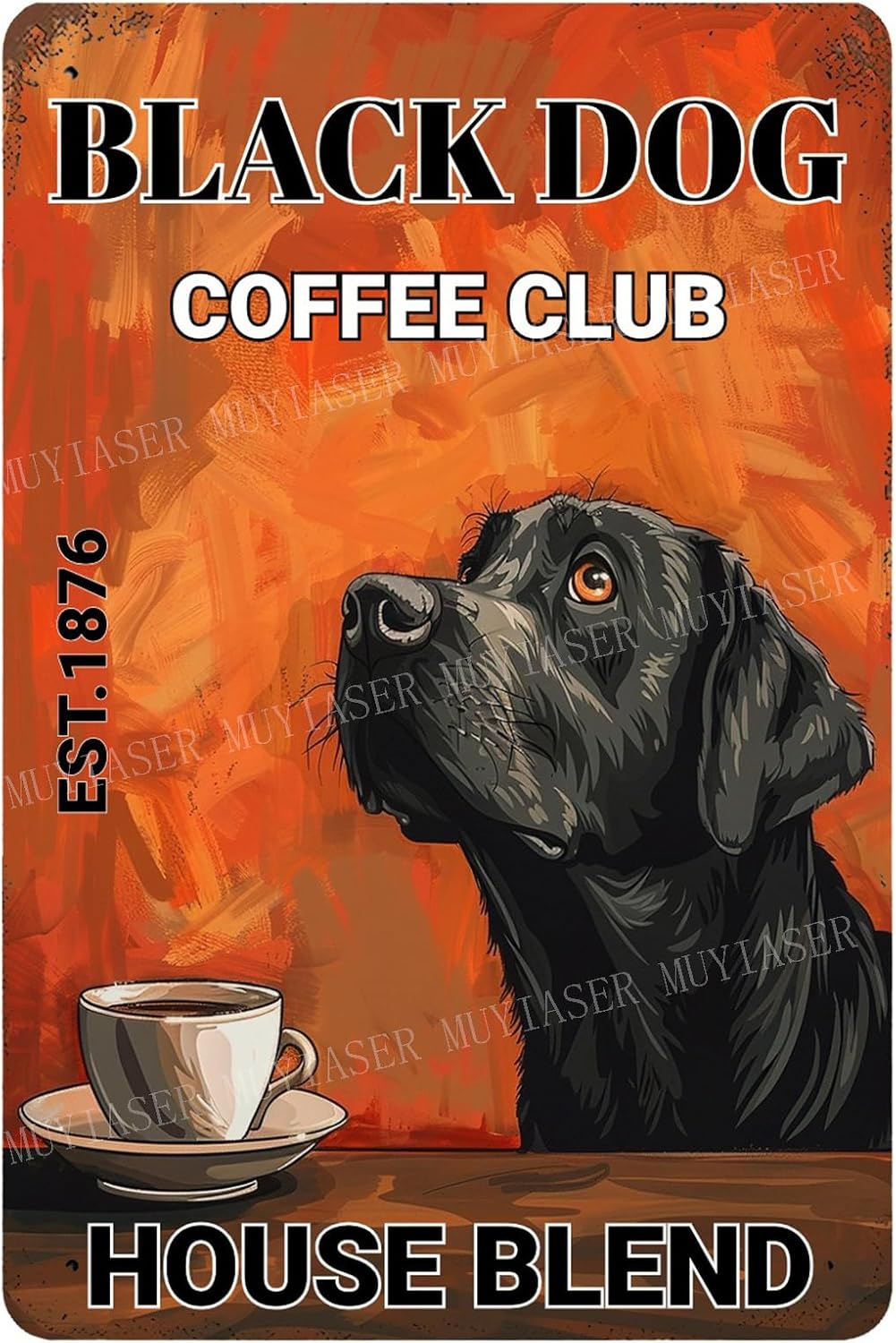 Home Bar And Coffee - Insegne in metallo, insegna vintage in