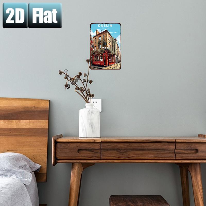 Targa in metallo Temple Bar di - Home Bar Signs recensione e prezzo