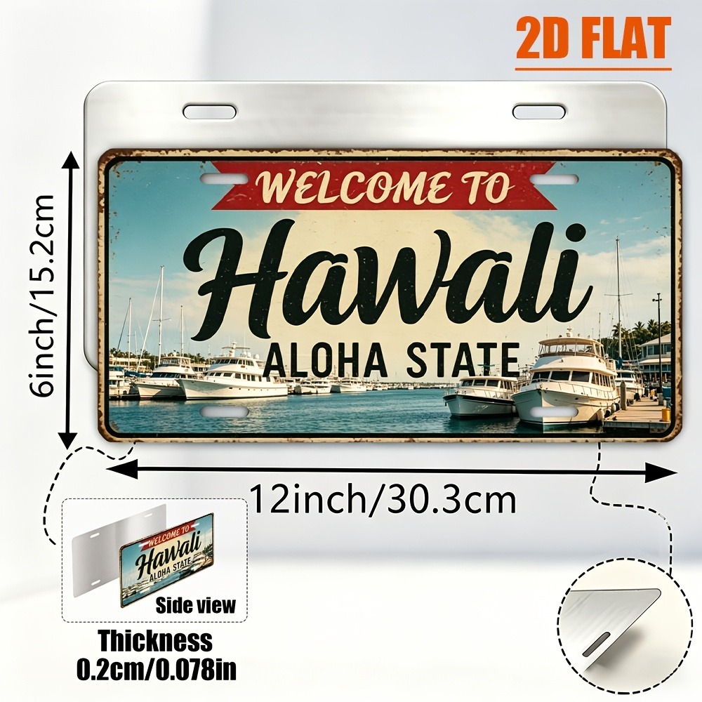 Insegna retrò hawaiana piatta  - Home Bar Signs recensione e prezzo