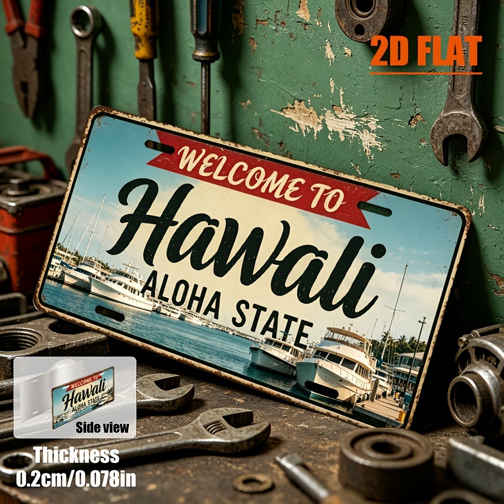 Insegna retrò hawaiana piatta  - Home Bar Signs recensione e prezzo