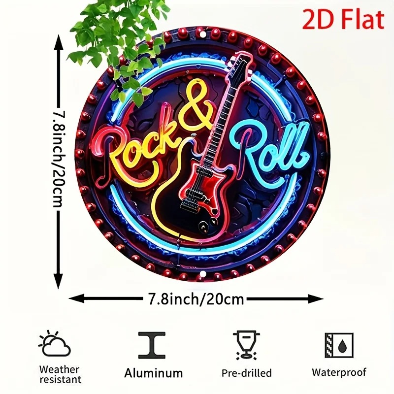 Insegna al Neon Vintage Rock,  - Home Bar Accessories recensione e prezzo